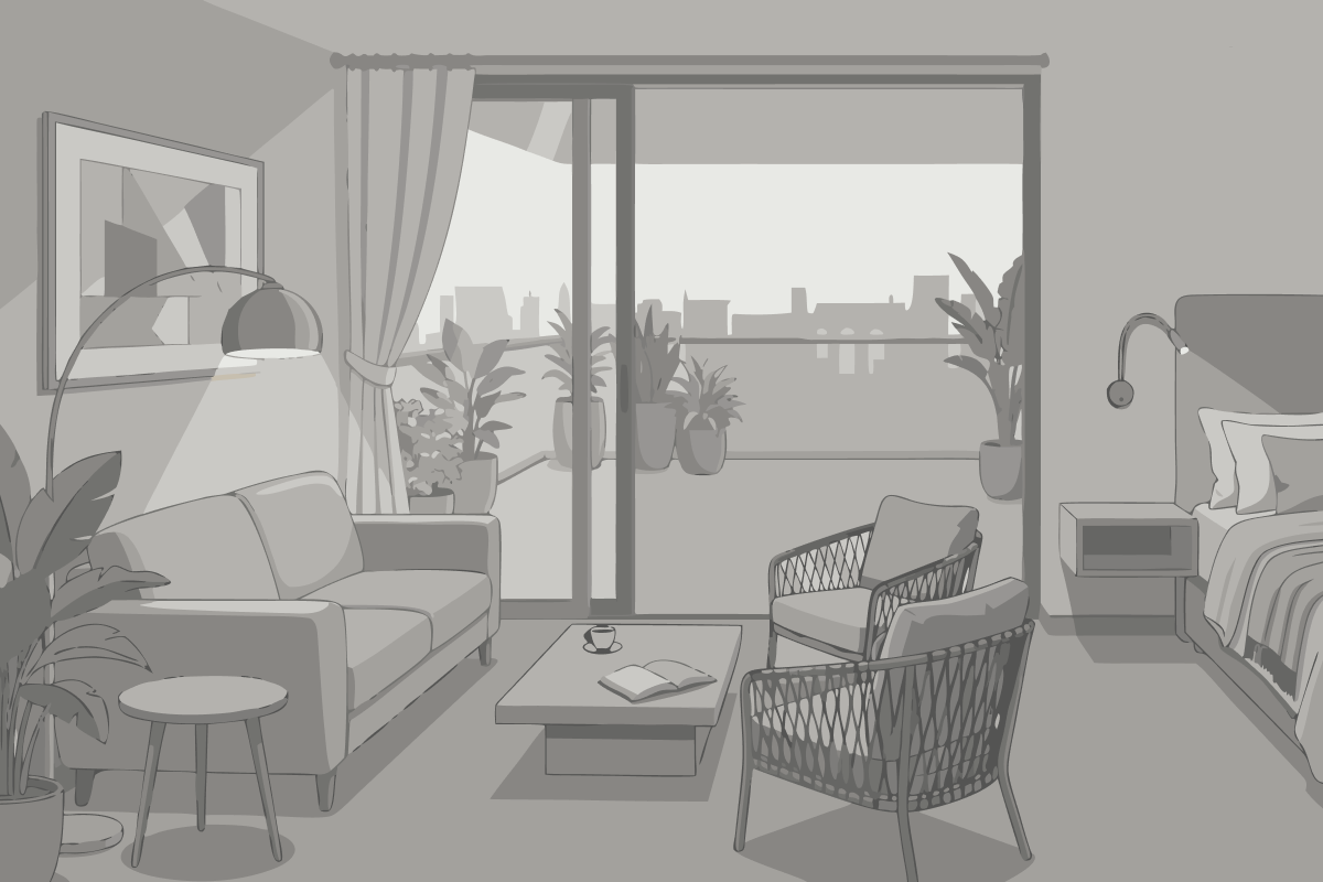 Deux Chambres Doubles Adjacentes